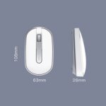 Mouse Wireless Silent Portátil Delux M326 4 Teclas - Imagen 3