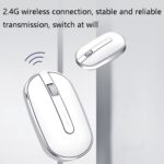Mouse Wireless Silent Portátil Delux M326 4 Teclas - Imagen 4