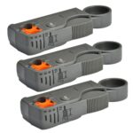 3 Piezas Herramienta Pelacables Coaxial para Desforrar Cables (1024)
