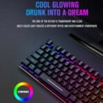 Teclado Luminoso LD-126 4 en 1 con Mouse, Auricular y Pad Mouse - Imagen 4