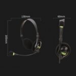 Auriculares con Cable de Cabeza Gae-440 A con Micrófono - Imagen 3