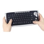 Teclado Inalámbrico My-10 2.4G 78 Teclas con Trackball y Resolución 1200 Dpi Mini Keyboard Wireless Set - Imagen 2