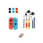 Kit de herramientas 22 en 1 reparación de joystick 3D Joy-Con y desmontaje de gamepads Nintendo Switch