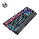 Teclado con Cable Langtu K1000 104 Teclas Luminoso Luz Negra Eje Negro Mezclado Longitud Cable 1.5M