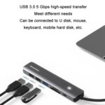 Hub 7 en 1 Blueendless Type-C USB 3.0/2.0 HDMI 4K - Imagen 3