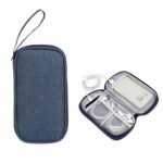 Bolsa de Almacenamiento a Prueba de Polvo para Accesorios Digitales de Disco Duro y Banco de Alimentación (Azul)