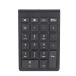 Mini Teclado Inalámbrico Bt304 para Portátil de 22 Teclas Bluetooth (Negro)