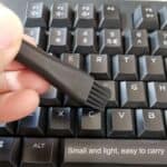 2 Juegos de Cepillo Antiestático con Mango Portátil para Limpieza de Teclado (Negro) - Imagen 3