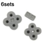 Almohadillas Adhesivas de Silicona Conductora Botones para Nintendo Dual Screen Lite 6 Sets