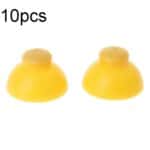 Joystick Cap Piezas de Controlador para Nintendo Gamecube NGC (10 Piezas) (Amarillo)