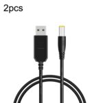 2 Pcs Cable Booster USB DC 5V a 12V para Alimentación de Móvil y Router