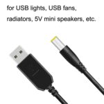2 Pcs Cable Booster USB DC 5V a 12V para Alimentación de Móvil y Router - Imagen 4
