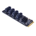 Tarjeta de Transferencia JMB582 M2 Key-M NVMe PCI-E a SATA 3.0 (M2T4Sat-A01)