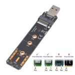 Adaptador Encnvme-R33 USB 3.2 Gen 2 10Gbps a Nvme M.2 SSD con Chips Rtl9210 para M Key M2 Nvme