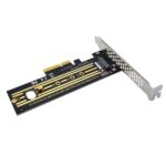 2 Tarjetas Elevadoras M.2 NVMe SSD a PCI-E x4 4.0 Gen4 (Negro) - Imagen 2