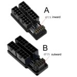 Conector de Dirección Asistida B Modelo Atx3.0 12Vhpwr 12+4P 600W 180 Grados - Imagen 2