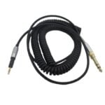 Cable de audio para auriculares Audio-Technica ATH-M50X M40X M70X con resorte auxiliar cabezal 2,5 mm