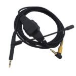 Cable de audio para auriculares Bose 700, QC25, QC35, OE2 de 2 m 3,5 mm a 2,5 mm (Negro)