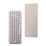 Teclado Mecánico Gaming Bluetooth Wireless 3-Modos RGB Kit Aleación de Aluminio con Keycap (Rosa) - Imagen 2