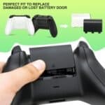 Cubierta de Batería Controlador Inalámbrico para XBOX One, 5 Piezas, Puertas de Batería (Negro) - Imagen 4
