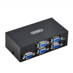 Divisor VGA Fjgear Fj-2004 1 Entrada 4 Salidas Video para Computadora Enchufe de la UE