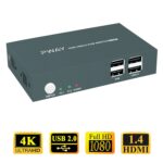 KVM Switch Pway Pw-S7201H 2 en 1 Salida HDMI 4K HD Cortador de Pantalla de Vídeo - Imagen 2