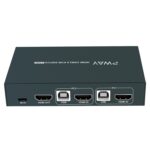KVM Switch Pway Pw-S7201H 2 en 1 Salida HDMI 4K HD Cortador de Pantalla de Vídeo - Imagen 3