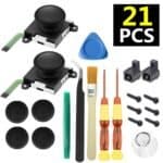 Kit 21 en 1 Nintendo Switch Joycon Joystick Herramienta Reparación Palanca de Pulgar