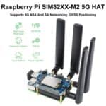 Hat 5G Waveshare Sim8262E-M2 para Raspberry Pi con Antenas Cuádruples Compatible 5G/4G/3G (23254) - Imagen 2