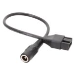 Adaptador de Corriente DC5521 a Cable Ventilador 4 Pines Caja Computadora 12 V 20 cm