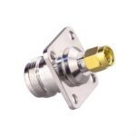 Conector Coaxial RF N Hembra a SMA Macho Adaptador de Señal