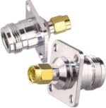 Conector Coaxial RF N Hembra a SMA Macho Adaptador de Señal - Imagen 3