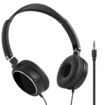 Auriculares Plegables JTY-071 con Cable 3,5 mm para Música y Piano (Negro) Sin Micrófono