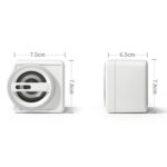 MiniAltavoces con Cable para Computadora de Escritorio K1 Altavoz Subwoofer USB (Morado) Edición Estándar - Imagen 3