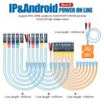 Cable de Alimentación Sunshine Iboot D Apple iPhone y Android, herramienta de reparación y Prueba de energía de Batería - Imagen 2