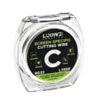 Alambre de acero LUOWEI para separar Pantalla de teléfonos móviles 500 m (0.03mm)