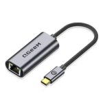 LAN Converter Gigabit Ethernet Adapter for Laptop, PC, Smartphone, Plug & Play Cable Length 15cm, QGeeM  USB-C/Type-C To RJ45