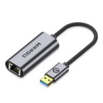 LAN Converter Gigabit Ethernet Adapter for Laptop, PC, Smartphone, Plug & Play Cable Length 15cm, QGeeM  USB-A To RJ45