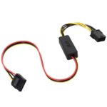 Graphics Card To Hard Disk Drive Cable Hard Disk Drive Power Cable, Graphics Card 8P To Big 4P 1 To 1