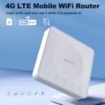 E8 4G Mini CPE Wireless Plug Card Router Dual Network Port WiFi6 Wireless Hotspot, E8 - Imagen 2