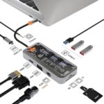 Type-C Docking Station USB HUB Multi Port Hub Computer Converter, SW10V-PRO