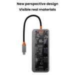 Type-C Docking Station USB HUB Multi Port Hub Computer Converter, SW10V-PRO - Imagen 2