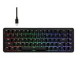 Ajazz AK680 MAX Magnetic Shaft Mechanical Wired Keyboard With RGB Light, Black