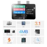 Tester de Carga USB-C POWER-Z KM003C PD3.1 Protocol Analyzer - Imagen 3