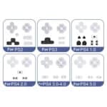 Botón de Goma conductor para Gamepad PS4 5.0 Almohadilla suave 10 sets - Imagen 2