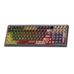 LANGTU T98 Bluetooth / Wireless / Wired Triple-Mode Mechanical Keyboard Hot-Swappable Full N-Key Rollover Gaming Keyboard, Red Pupil Hacker Glass Soul Switch 10000mAh