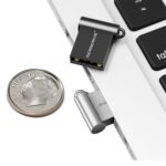MicroDrive 64GB USB 2.0 Metal Mini USB Flash Drives U Disco, 64GB - Imagen 3