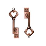 Microdrive 16Gb USB 2.0 Disco de Cobre Love Key U - Imagen 3