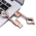 Microdrive 16Gb USB 2.0 Disco de Cobre Love Key U - Imagen 4