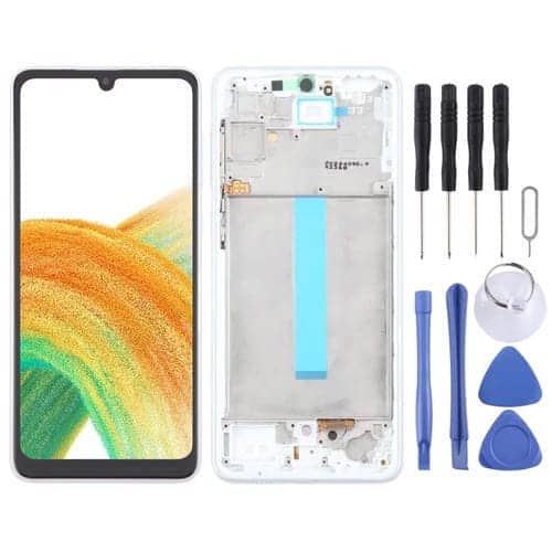 Pantalla Completa OLED para Samsung Galaxy A33 5G SM-A336 6.36" (Blanco)